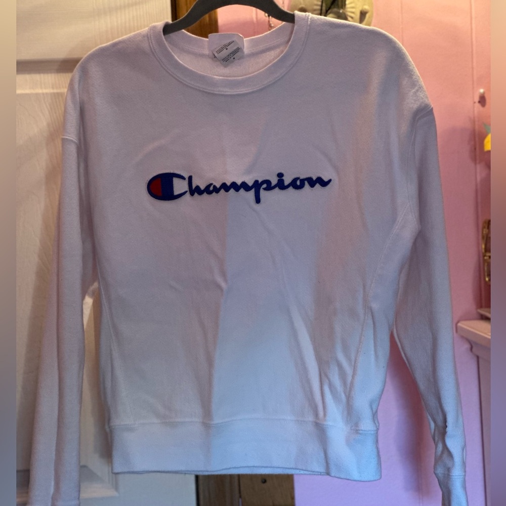 Champion white sweater